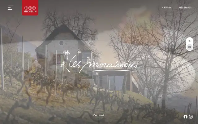 Les Morainières website