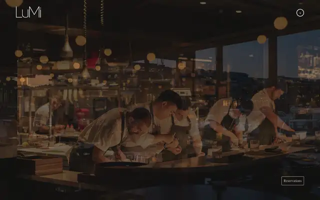LuMi Bar & Dining website
