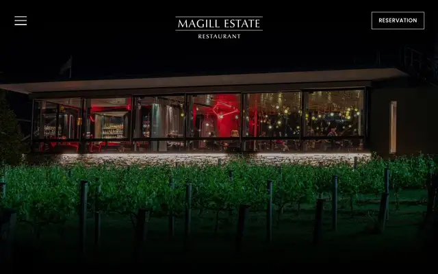Magill Estate Restaurant website