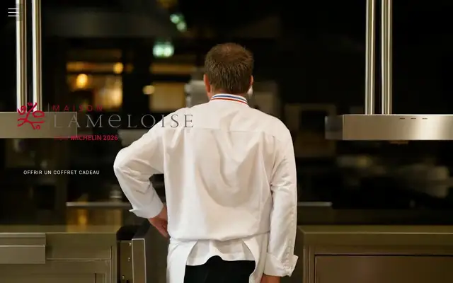 Maison Lameloise website