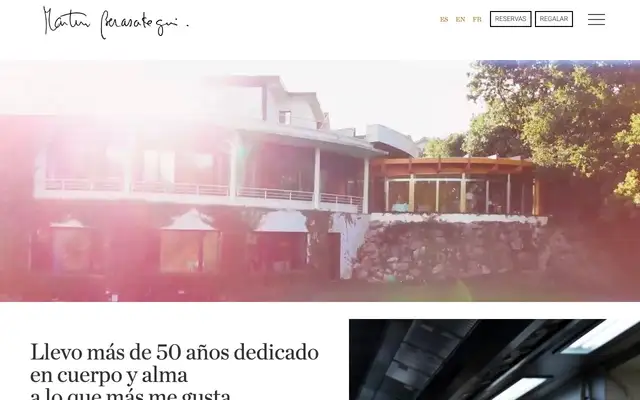 Martín Berasategui website