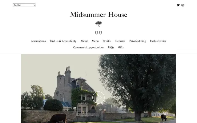 Midsummer House website