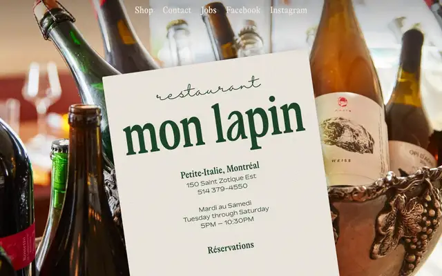 Mon Lapin website