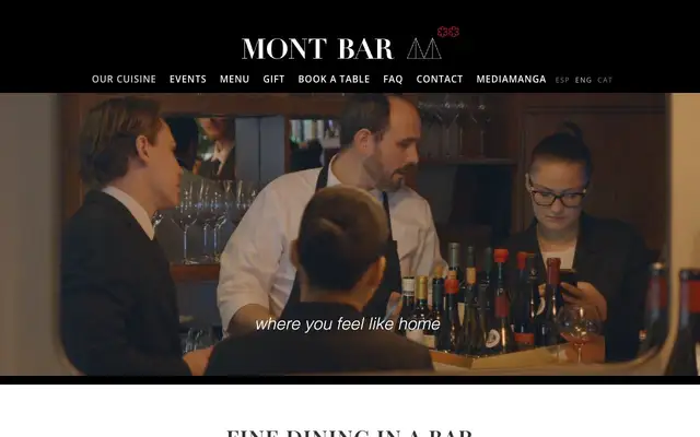 Mont Bar website