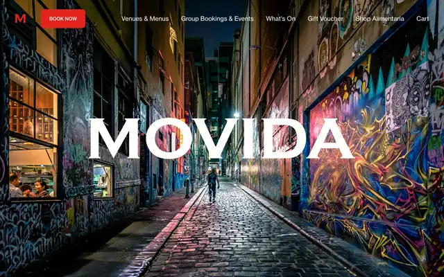 MoVida website