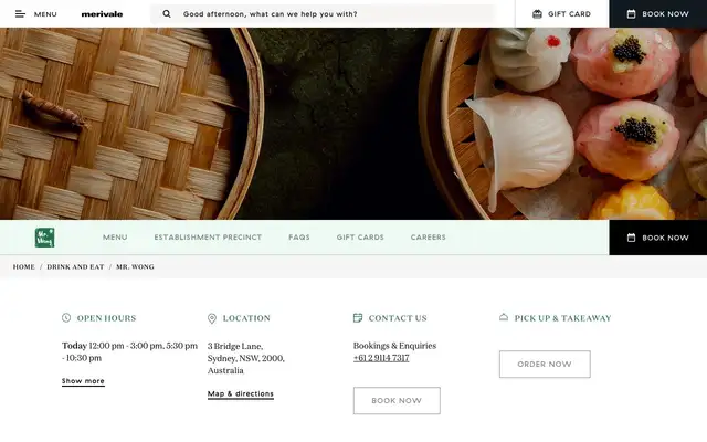 Mr. Wong website