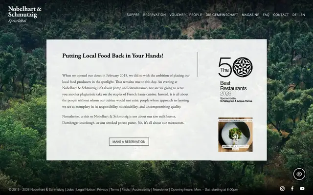Nobelhart & Schmutzig website