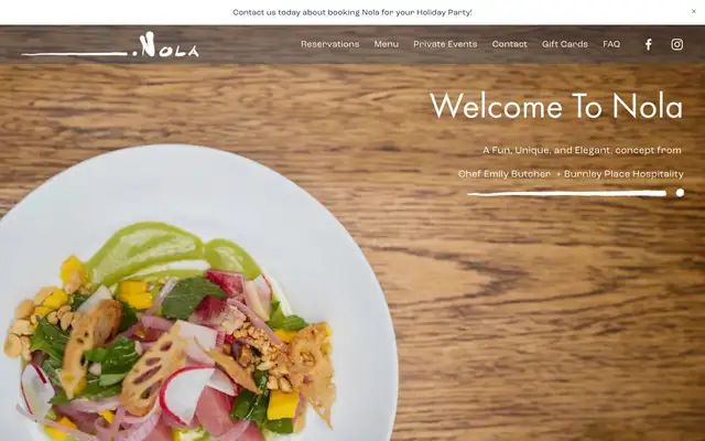 Nola website