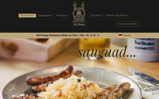 Nürnberger Bratwurst Glöckl am Dom website