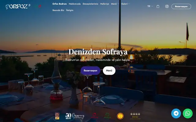 Orfoz website