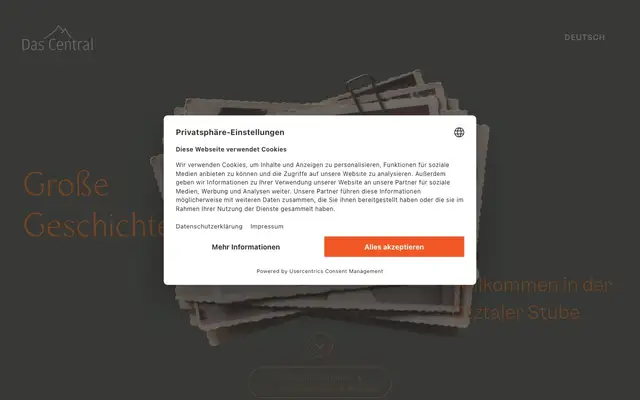 Ötztaler Stube website