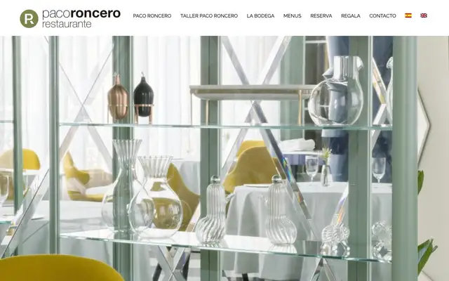 Paco Roncero website