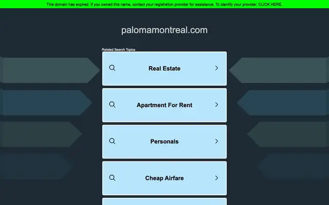 Paloma website