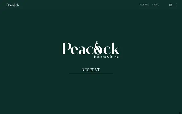 Peacock website
