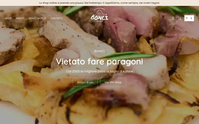 Pizzarium Bonci website