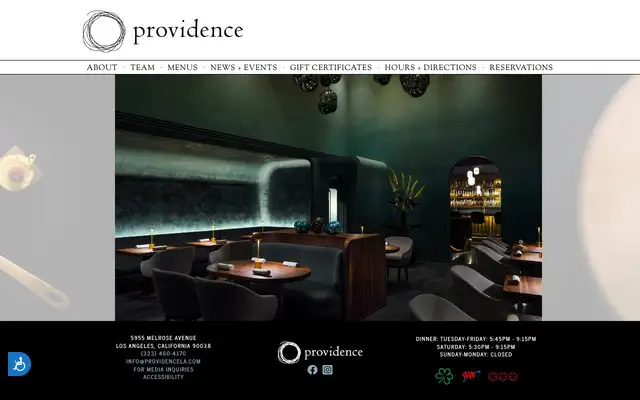 Providence website