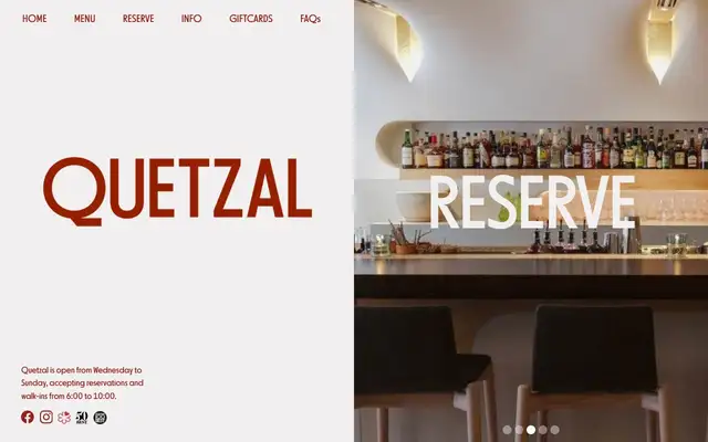 Quetzal website