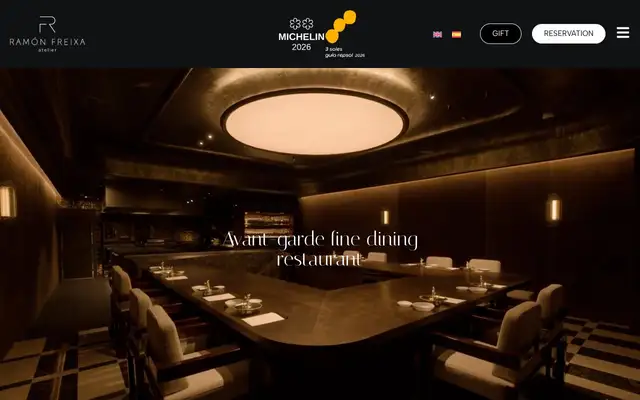 Ramón Freixa Atelier website