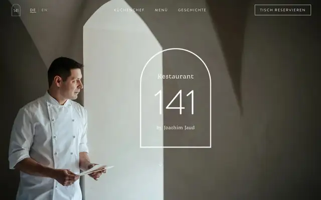 Restaurant 141 by Joachim Jaud website