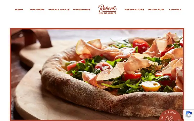 Robert's Pizza & Dough Co. website