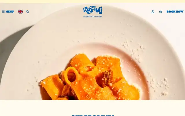 Roscioli Salumeria con Cucina website
