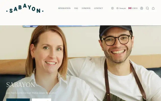 Sabayon website