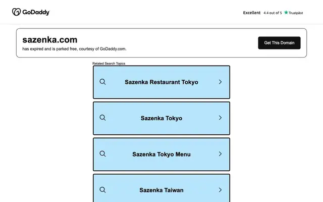 Sazenka (茶禅華) website
