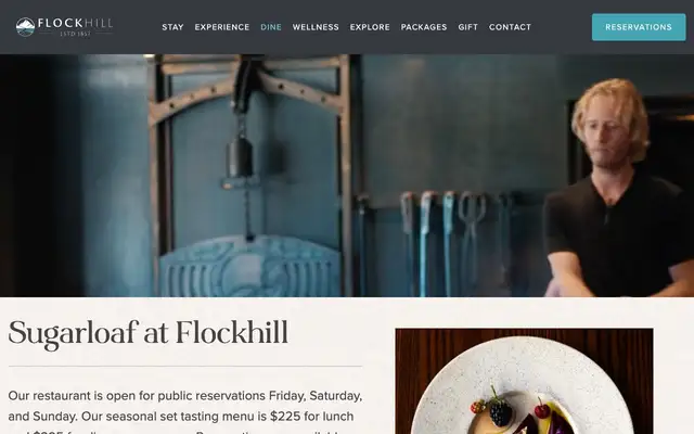 Sugarloaf at Flockhill website
