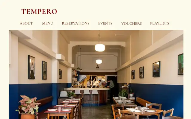 Tempero website