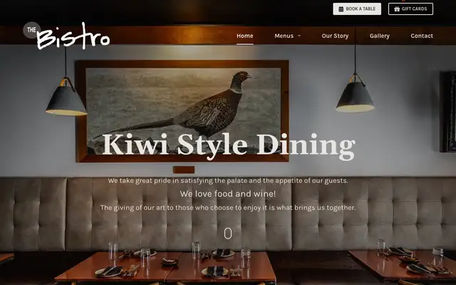 The Bistro website