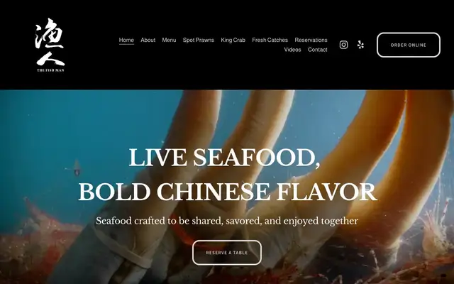 The Fish Man website