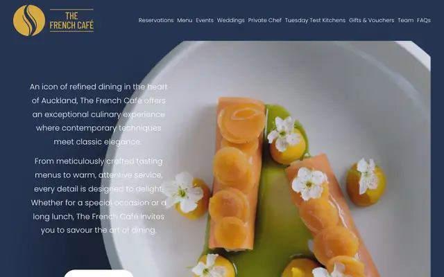 The French Café website