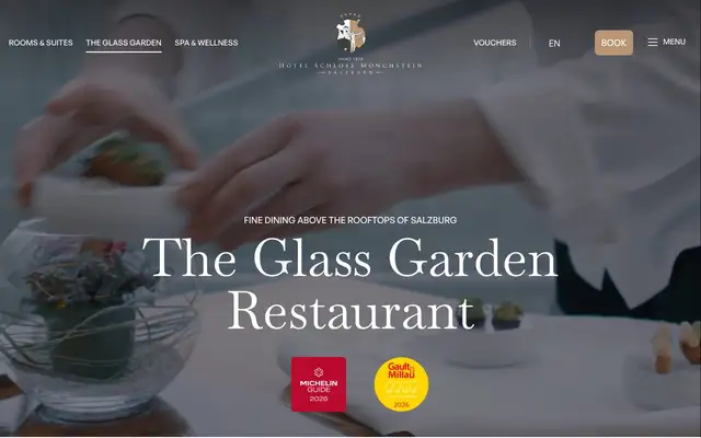 The Glass Garden website