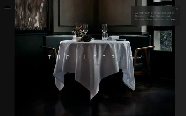 The Ledbury website