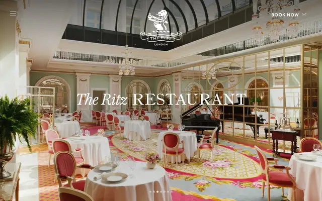 The Ritz Restaurant website