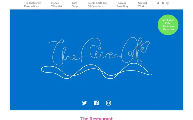 The River Café website
