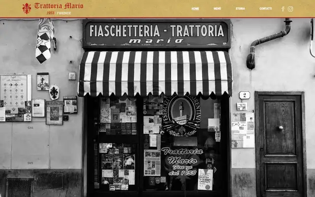 Trattoria Mario website