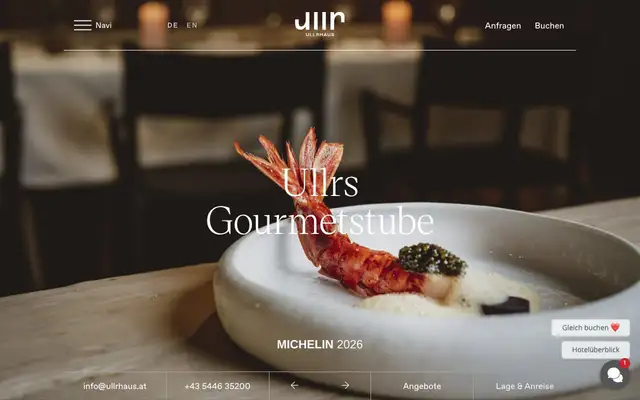 Ullrs Gourmetstube website