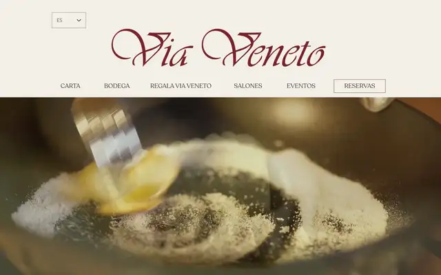 Via Veneto website