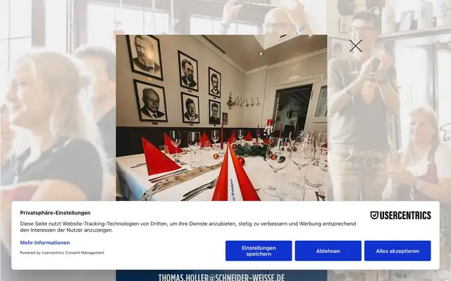 Weisses Bräuhaus im Tal website
