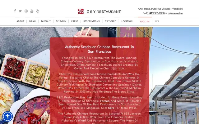 Z & Y website